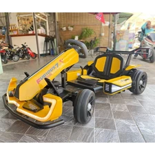 Детский электрокарт M 6148EL-6(24V) желтый с двумя моторами по 150 Вт